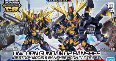 Vorrätig: SD:CS Unicorn Gundam Banshee & Norn Parts Set
